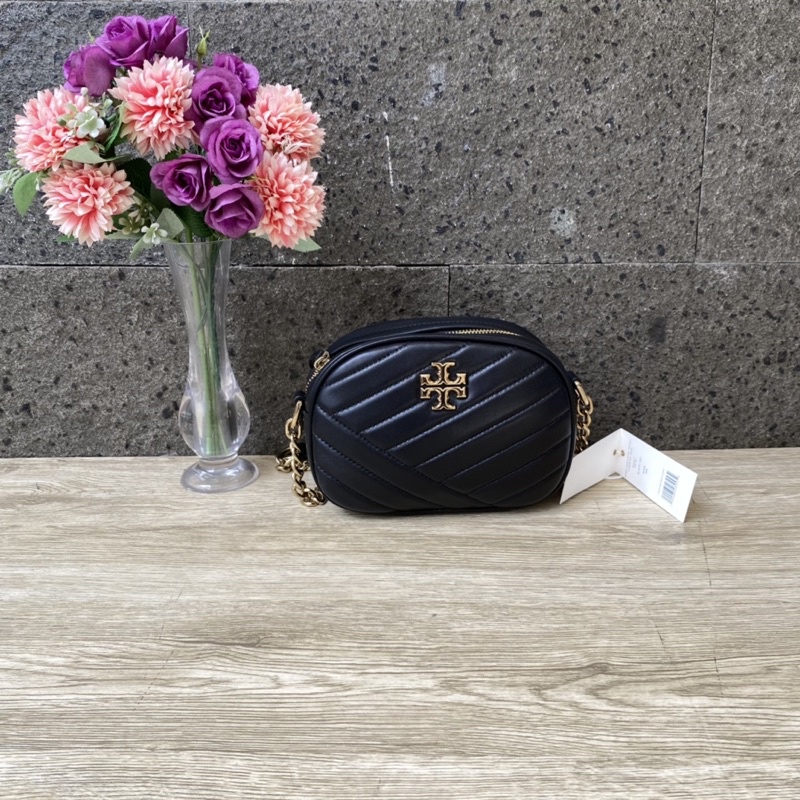 Tory Burch TB Kira Chevron Small Camera Bag slingbag original