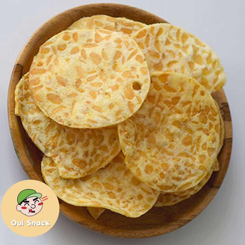 

qfo-65 500gr Keripik Tempe Oven / Kripik Tempeh Renyah | Oui Snack ..,,.,,.,