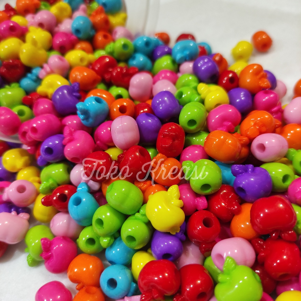 (Per Gram) Mote / Manik ac susu bentuk apel