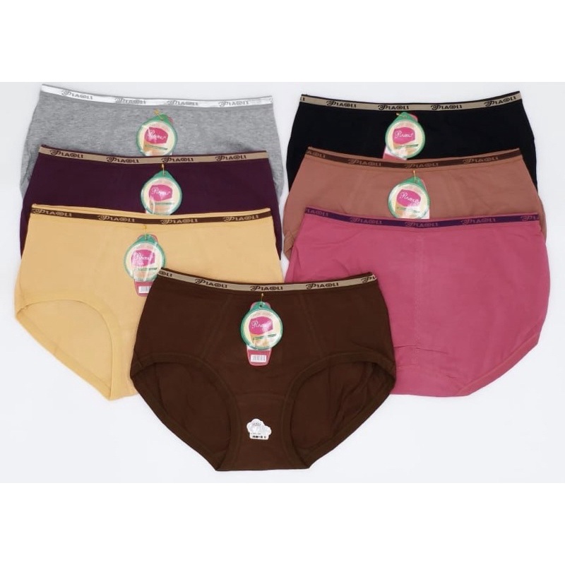 (6pcs) CD dewasa perempuan celana dalam wanita cewek PIAOLI 2077 karet kecil TERMURAH