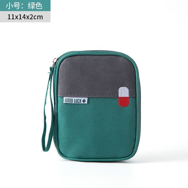 small first aid pouch bag / tas p3k kecil / dompet obat / vitamin medicine travel pouch