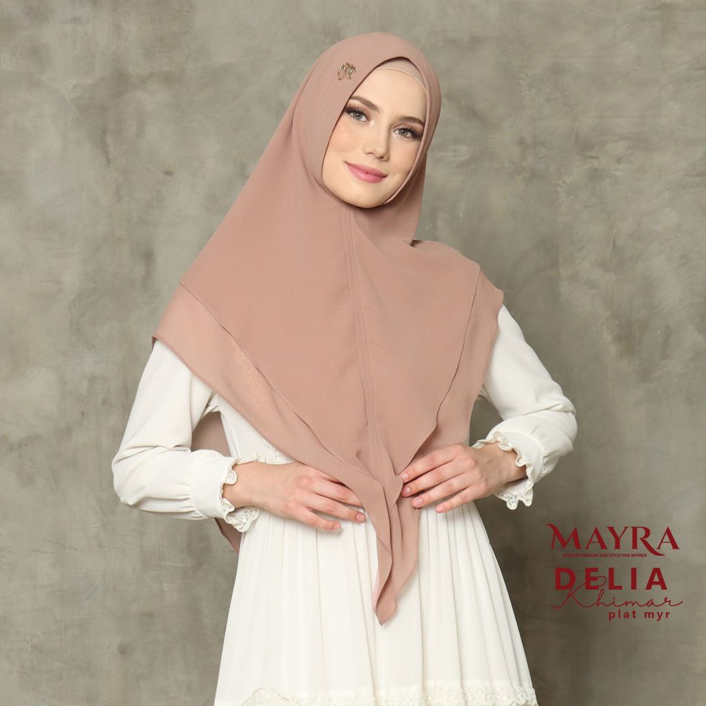 Mayra Indonesia Khimar Delia Plat