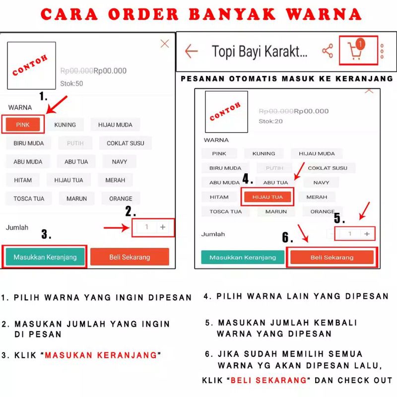 Kupluk Bayi Kucing Free Request Bordir Nama