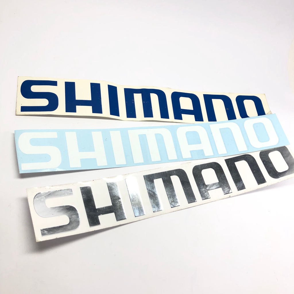 Sticker cutting shimano stiker logo