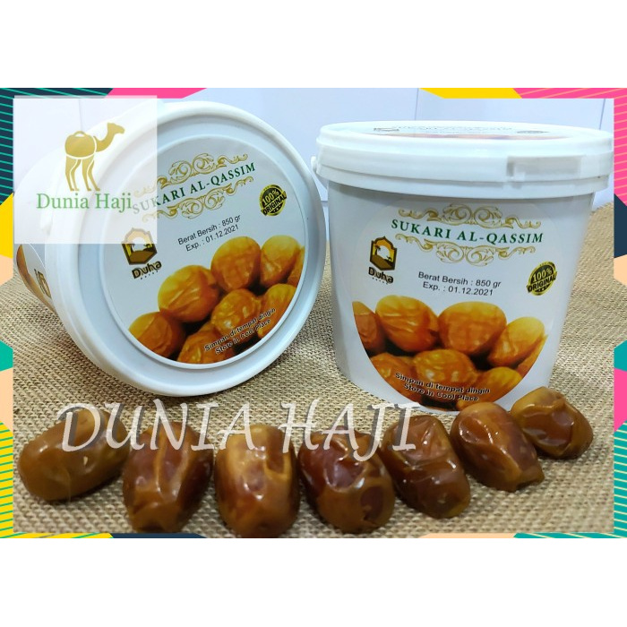 

Kualitas Terbaik - Kurma Sukari Ember Al-Qossim 850 Gr Premium Saudi Ruthob Duha Dates