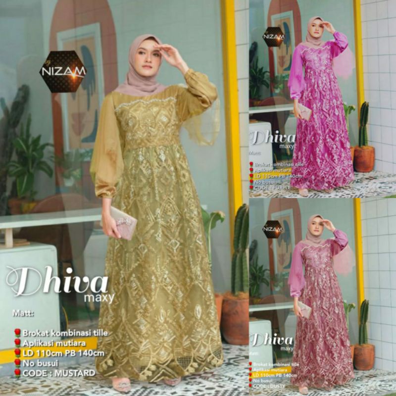 Anindya Dhiva Maxy Gamis Original Nizam