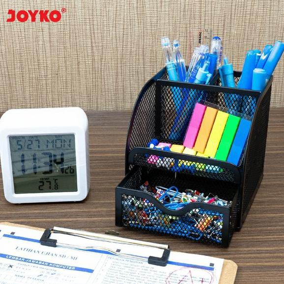 

BEST SELLER DESK SET/ PEN HOLDER / TEMPAT ALAT TULIS JARING JALA JOYKO DS-18