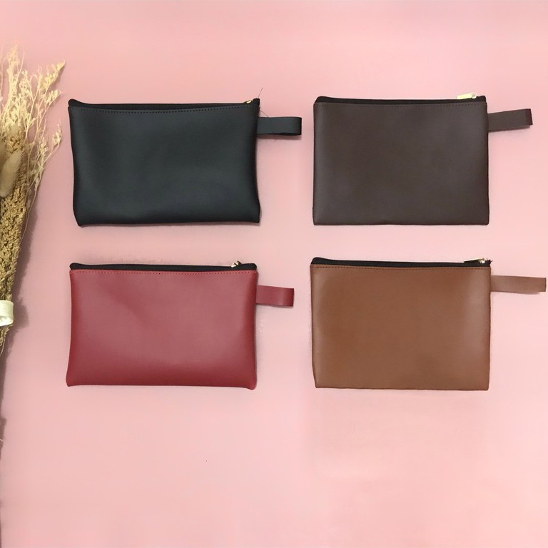 SOUVENIR POUCH ZIPPER 22 x 18 CM INCLUDE PACKING MIKA ROLL PAPER DESAIN CUSTOM ZIPPER POUCH Z1-3 22 