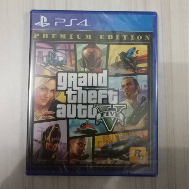 BD PS4 GTA V Premium Edition NEW SEGEL (include dlc + Map) Reg 3