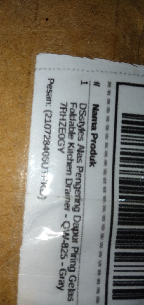 Dsstyles Alas Pengering Dapur Piring Gelas Foldable Kitchen Drainer - Qw-825 - Gray 7rhze0gy