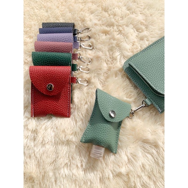 pouch hand sanitizer unik lucu gantungan tas gantungan kunci souvenir murah (botol 60ml)