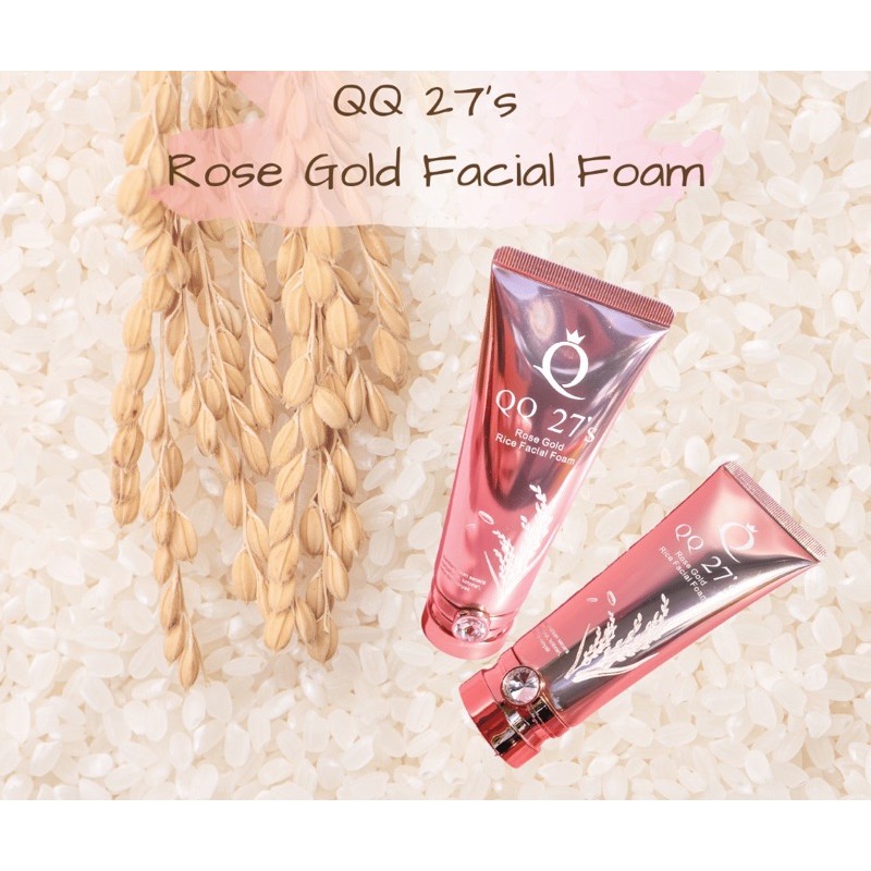 QQ 27’S ROSE GOLD FACIAL FOAM