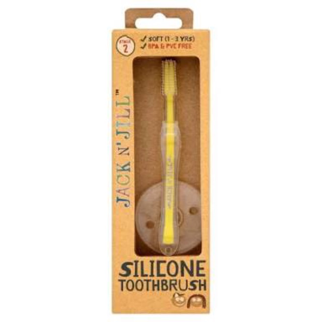 Jack n Jill silicone toothbrush