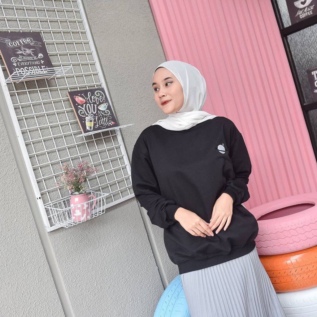 SATURNUS SWEATER  BORDIR II SWEATER PRIA DAN WANITA TERMURAH