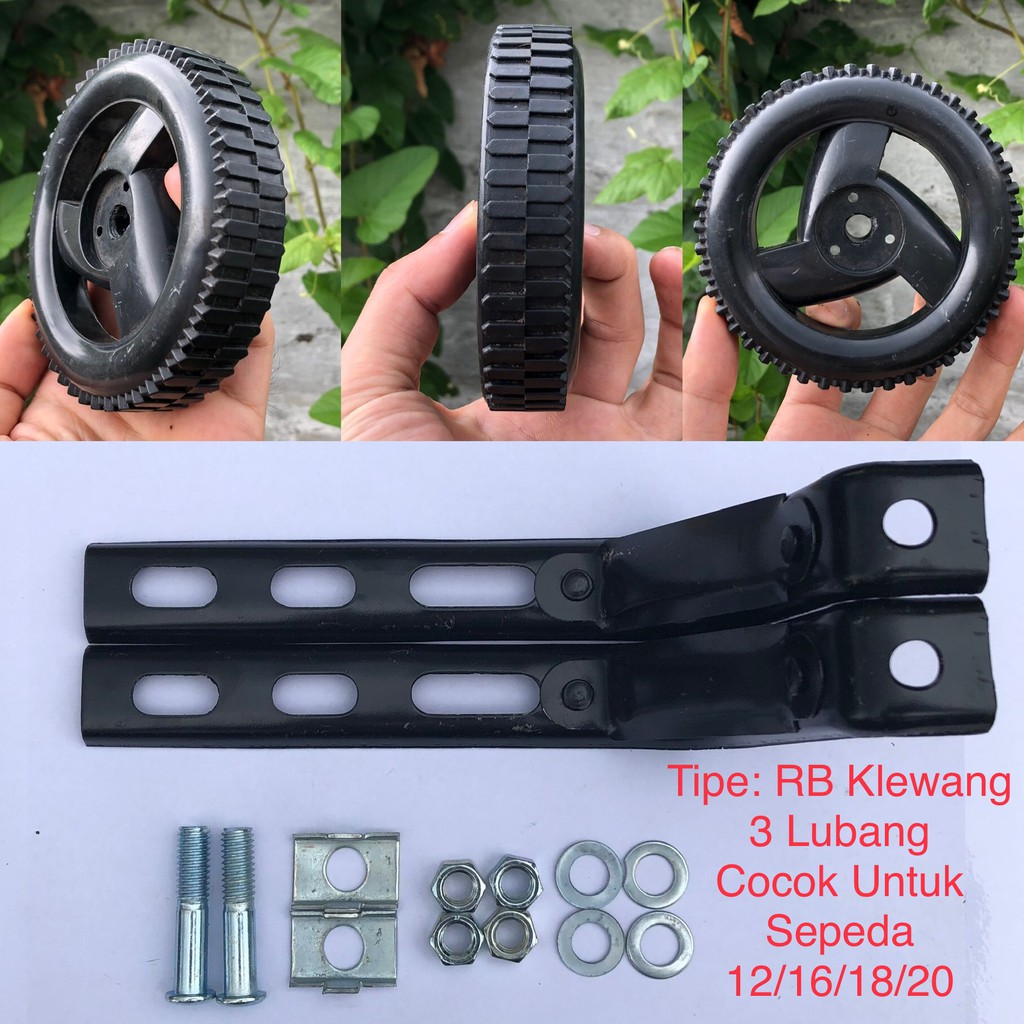 RODA BANTU KLEWANG Training Wheels Sepeda Komplit Siap Pakai