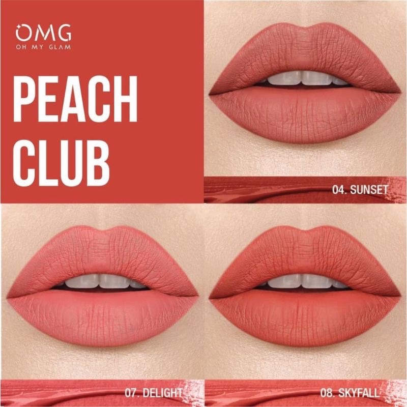 MFI - OMG OH MY GLAM MATTE KISS LIP CREAM BPOM LIPSTIK LIP CREAM