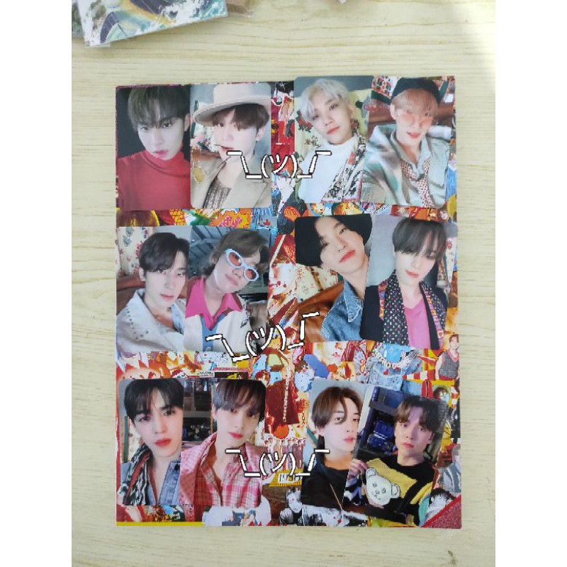 Photocard Going Magazine Dokyeom Woozi White Version