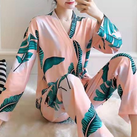 daster kimono panjang baju tidur import lengan