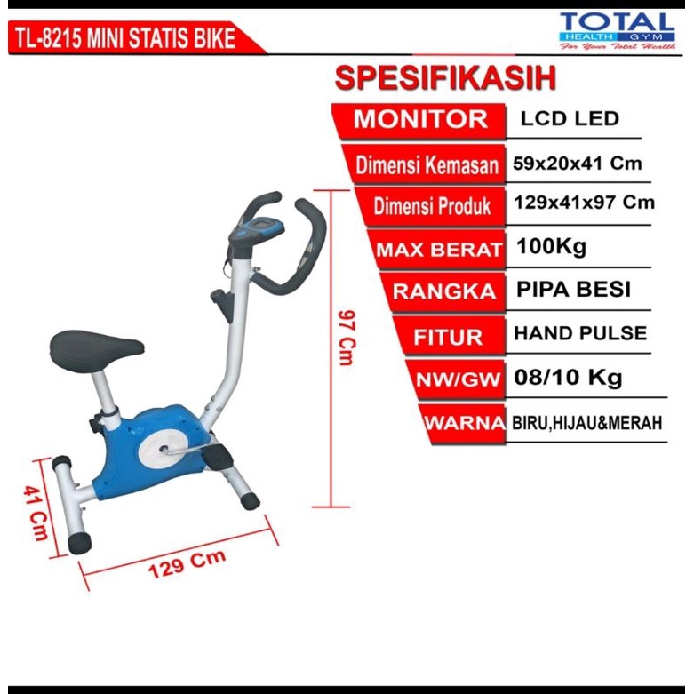 Sepeda Statis Belt TL8215