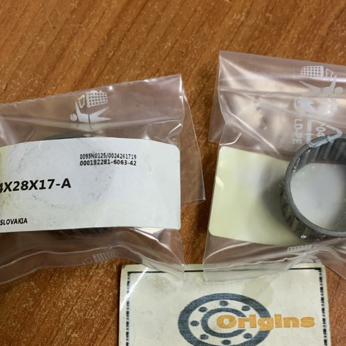 NEEDLE BEARING K24X28x17 INA ASLI K 24 x 28 x 17