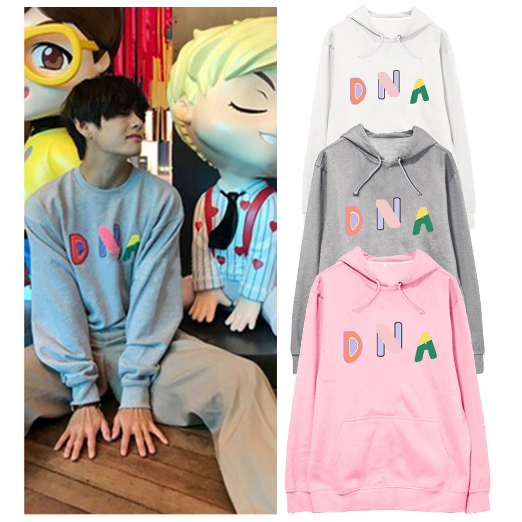 HOODIE DNA BTS JUNGKOOK JIMIN V TAEHYUNG SUGA JHOPE RM JIN ...