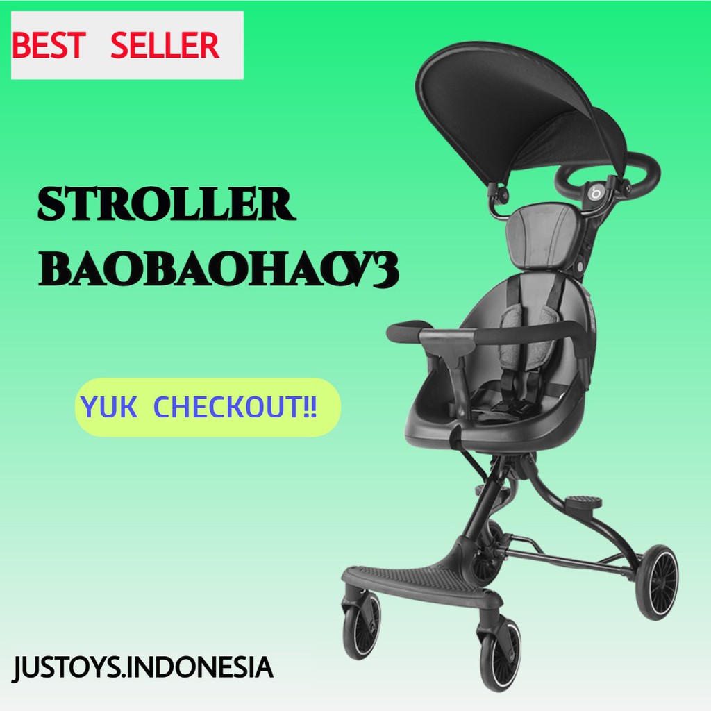 MAGIC STROLLER MICRO TRIKE BAOBAOHAO V5 KERETA SEPEDA DORONG BAYI ANAK BABY CABIN SIZE