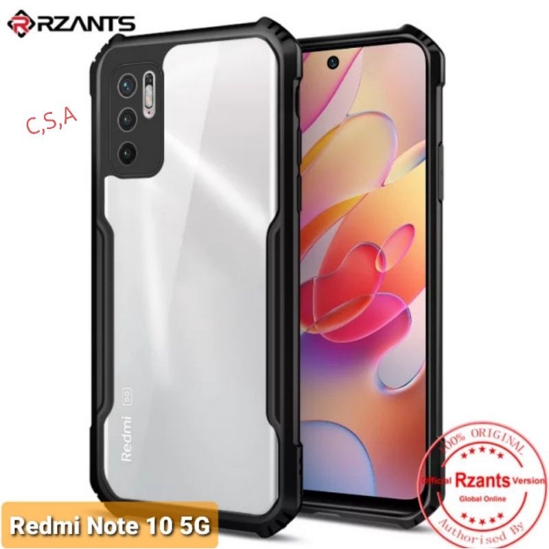 RZANTS Case Xiaomi Redmi Note 10 5G Hybrid TPU Shockproof