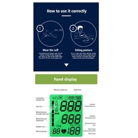 Tensi Meter Digital Alat Cek dan Ukur Tekanan Darah Otomatis