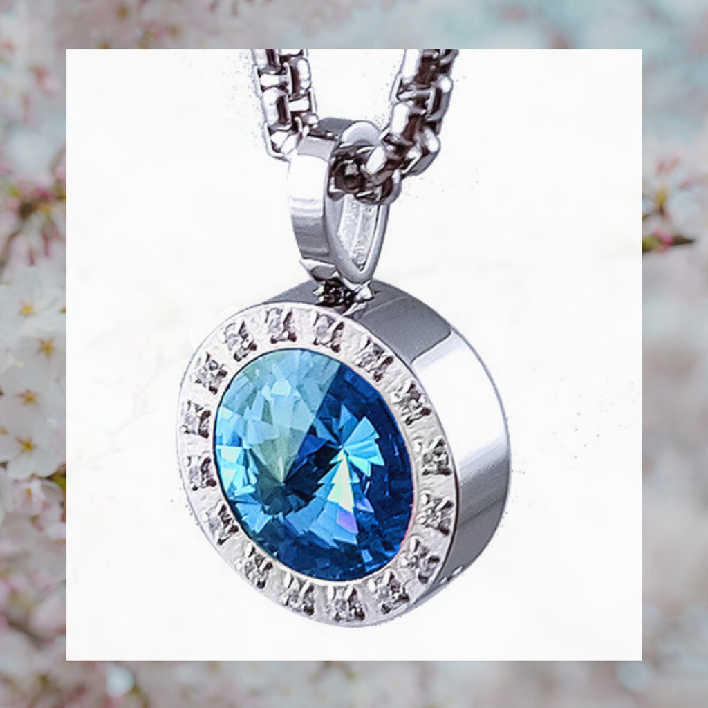 KK LIFORCE (Kalung Kesehatan Anti Radiasi) AQUAMARINE CRYSTAL