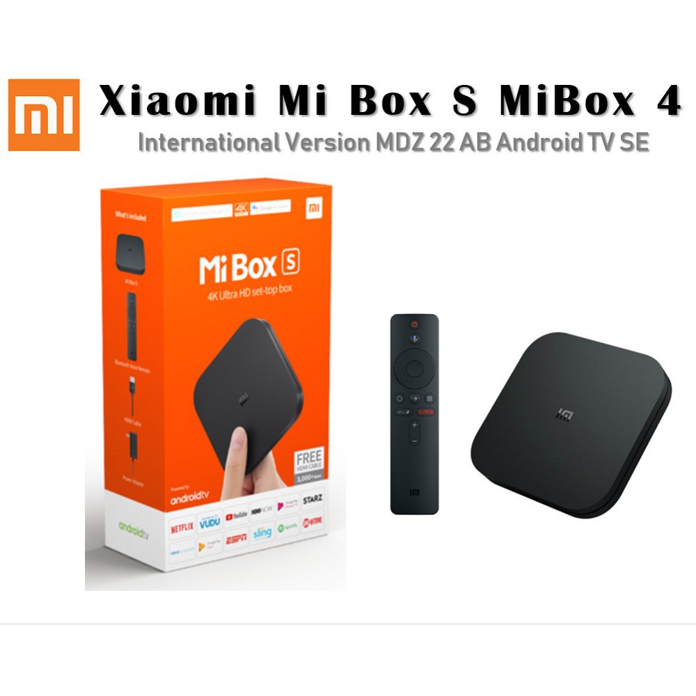 Xiaomi Mi Box S MiBox 4 International Version MDZ 22 AB Android TV SE