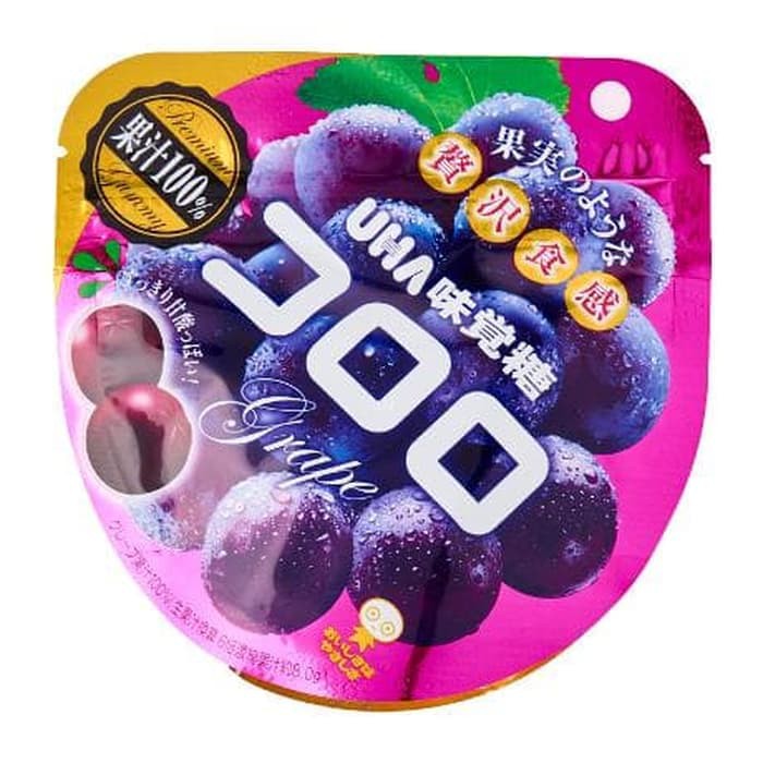 

KORORO UHA Jelly Candy Grape dari Jepang - Snack Buah - Fruit Gummy