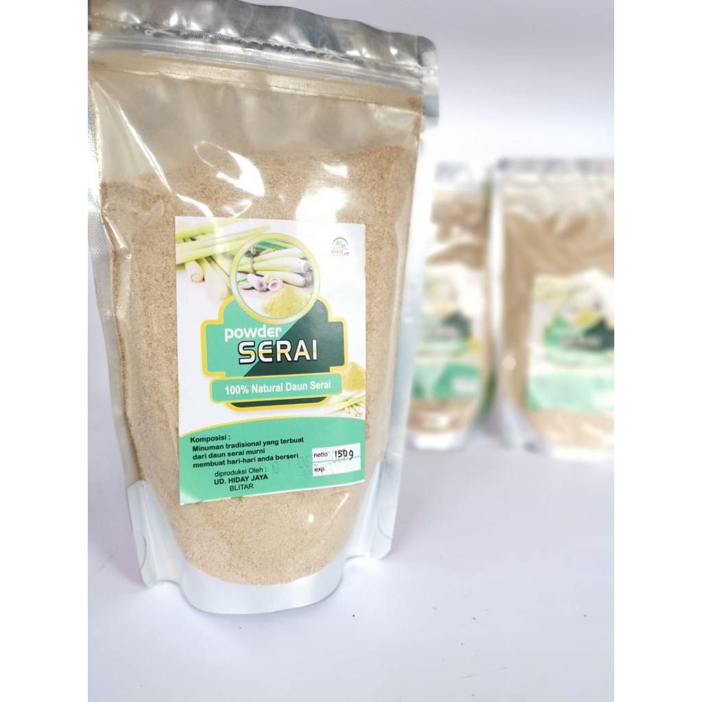 

Laristmart Bubuk Minuman Herbal Serbuk Powder Serai Hiday Jaya 150 gram