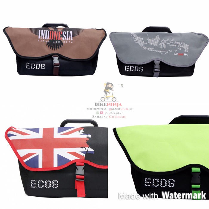 Dijual READY STOCK TAS FRONT BLOCK SEPEDA ELEMENT ECOS - PETA INDONESIA Berkualitas