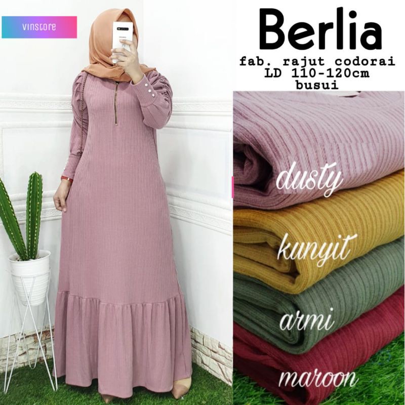 Gamis Maxy Busui Rajut Berlia by VINSTORE