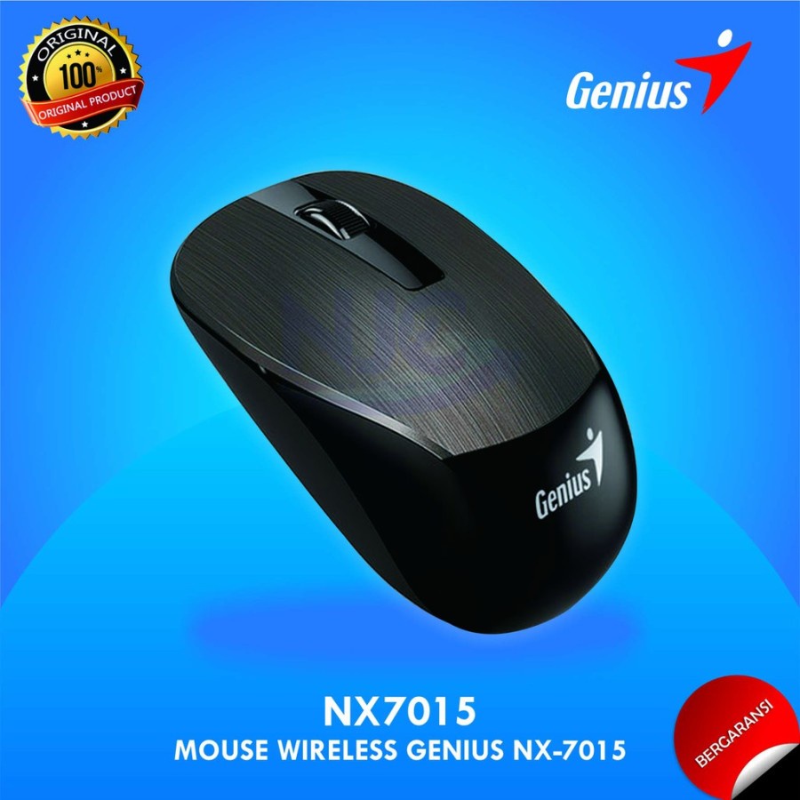 ORIGINAL GENIUS NX-7015/NX7015 Wireless Optical Mouse GARANSI RESMI