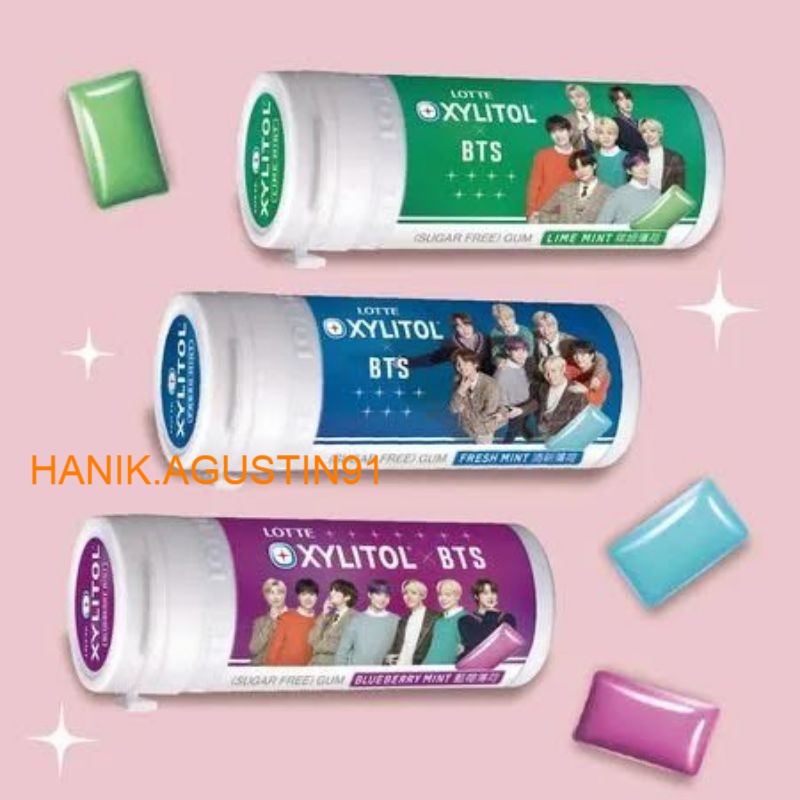 Jual Xylitol BTS / Permen Xylitol BTS Permen Karet Bebas Gula
