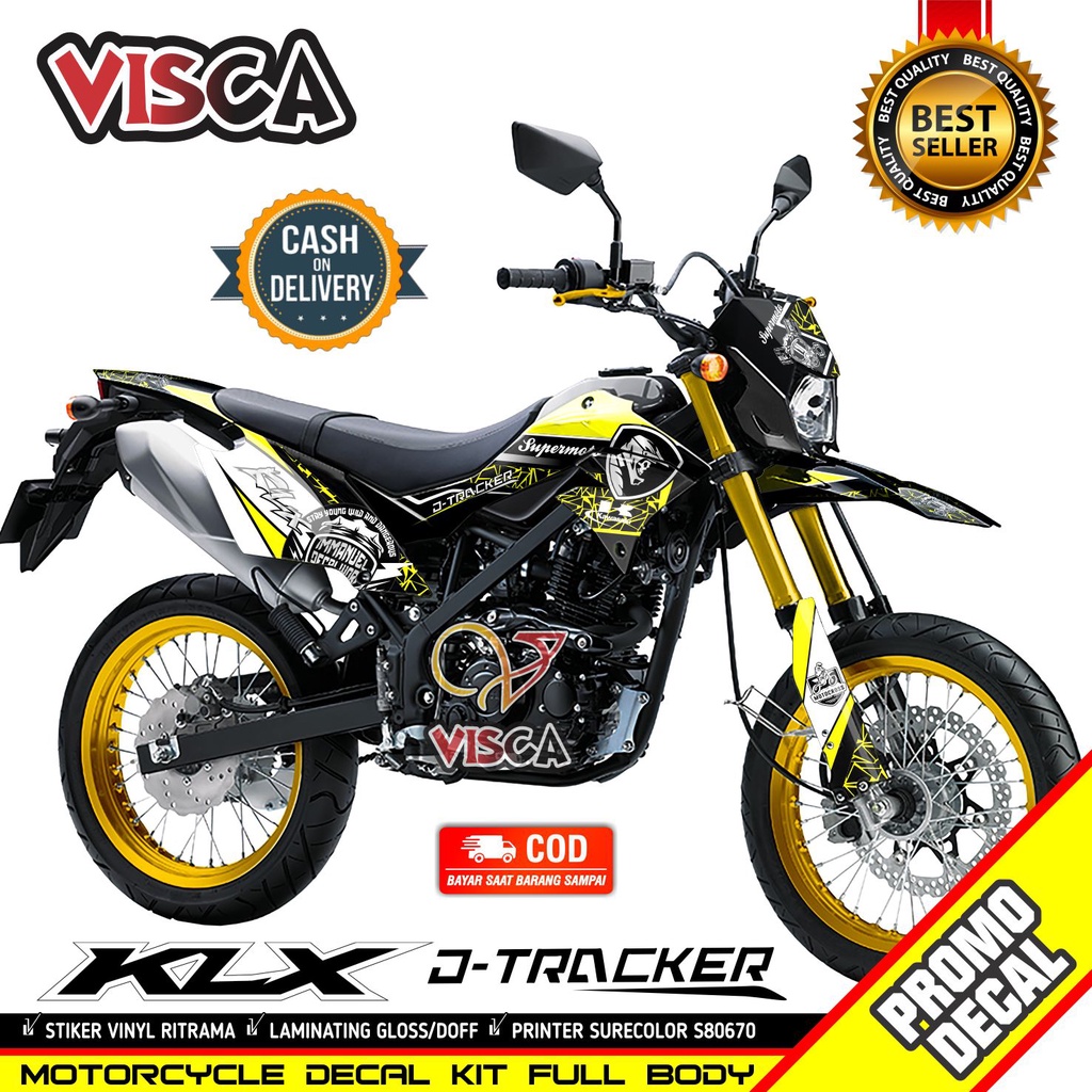 Decal Klx Dtracker 150 Full Body Decal Dtracker 150 Supermoto Full Body Dekal Dtracker 150 Terbaru D