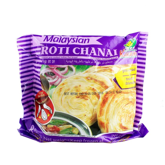 Malaysian Roti Chanai Kawan Food | Roti Maryam | Cane | Roti Canai 480g