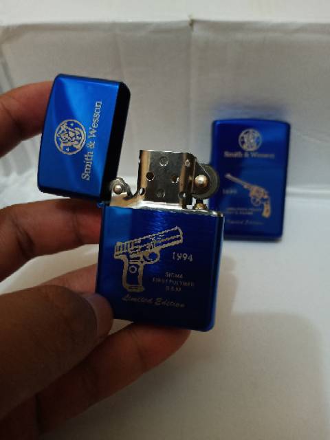 korek zippo Blue Motif Korek api Zippo