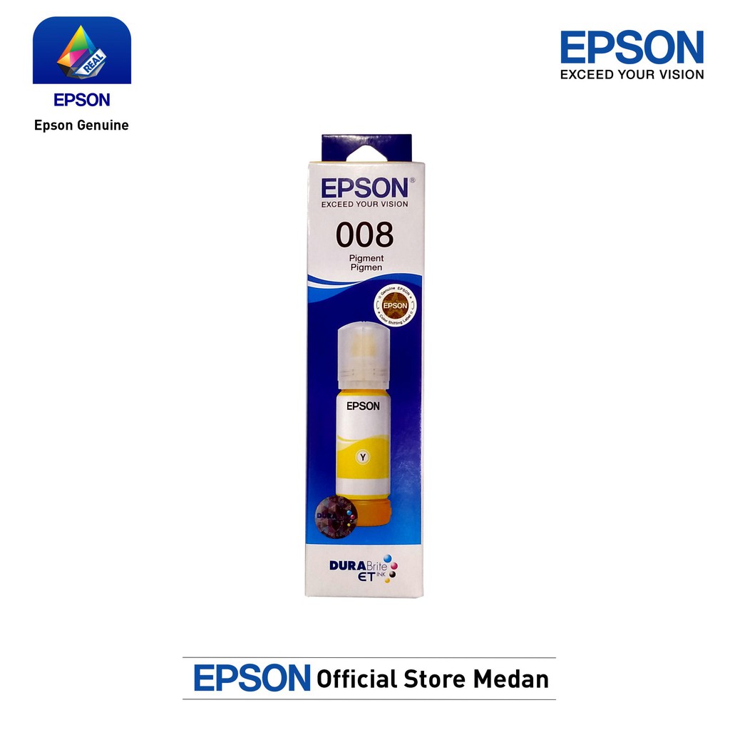 Tinta Botol Epson T008 008 L15150 L15160 L15180 L6550 L6580 PIGMENT ORIGINAL