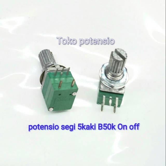 POTENSIO SEGI 5KAKI B50K ON OFF