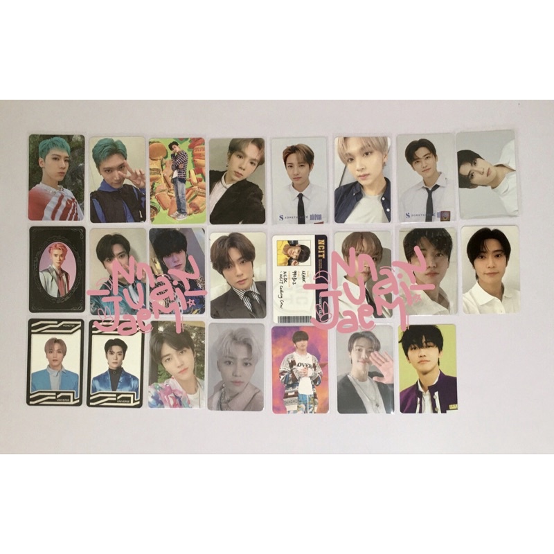 NCT Photocard Yb Jaehyun, Haechan kerja, Shotaro reso