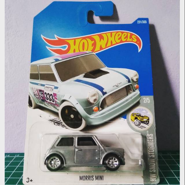 Hotwheels Morris Mini Custom Zamac BAN KARET