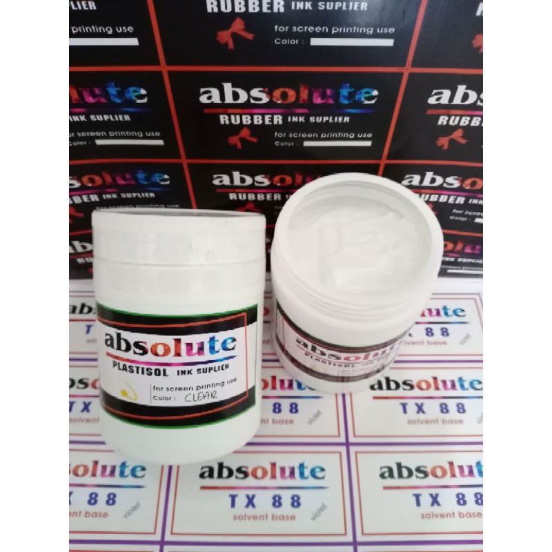 

tinta sablon plastisol CLEAR 500gram