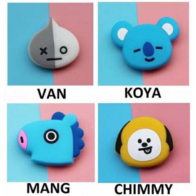 ☀INDOLAND☀ R275 KPOP KOREA - BT21 Griptok 3D/ Phone Holder PVC/ Stand HP/ Phone Stand/ Phone Grip