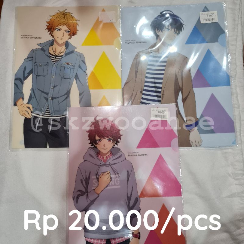 

[Wajib CO Packing] A3! File Folder Official Sumeragi Tenma Tsukioka Tsumugi Sakuma Sakuya