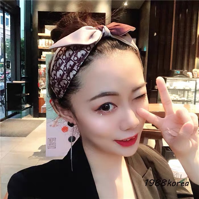 Caliloops Liel Bando Lebar Premium Pita Korea Bandana Rambut Wanita