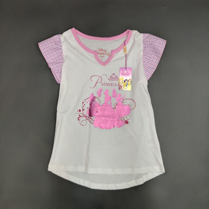 Disney Original Princess Kaos Baju Anak Perempuan Pakaian 15090550 - 4 Import murah realpict