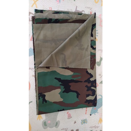 kain ripstop Woodland Sritex ( beli import dari USA )