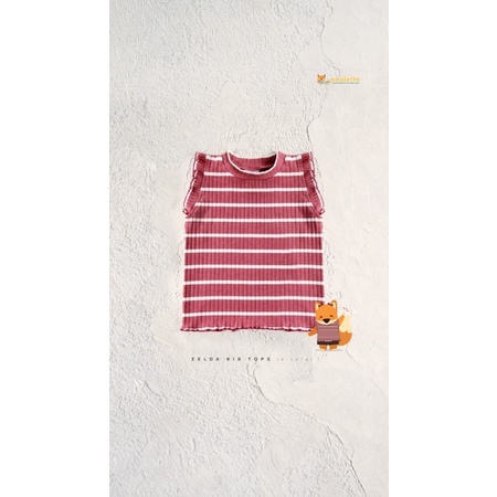 Paulette Kids-Zelda rib tops